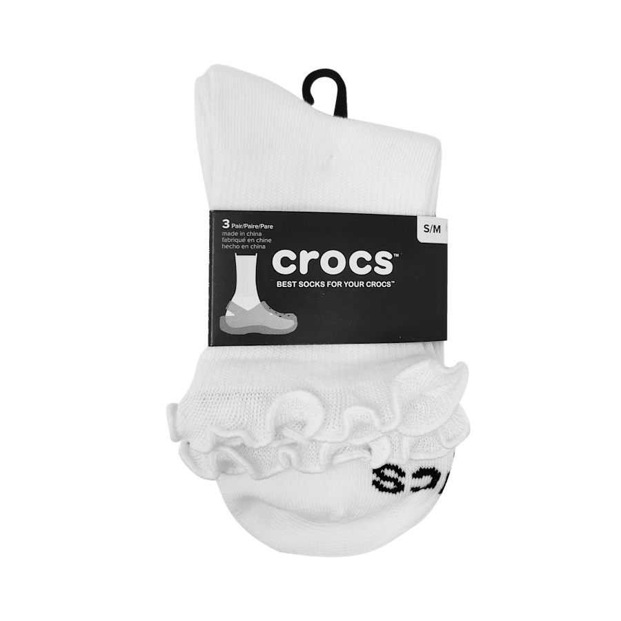 CrocsSocks Ruffle Ankle 3 PK - Image 3